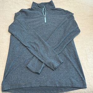 Lululemon Men Quarter Zip Navy Blue